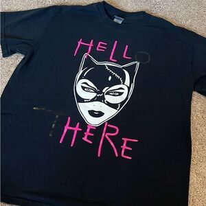 Hello There / Hell Here Catwoman Batman T-Shirt